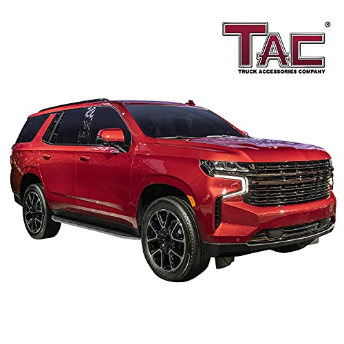 Estribos laterales TAC para SUV, aluminio negro 5.5 pulg miniatura 3