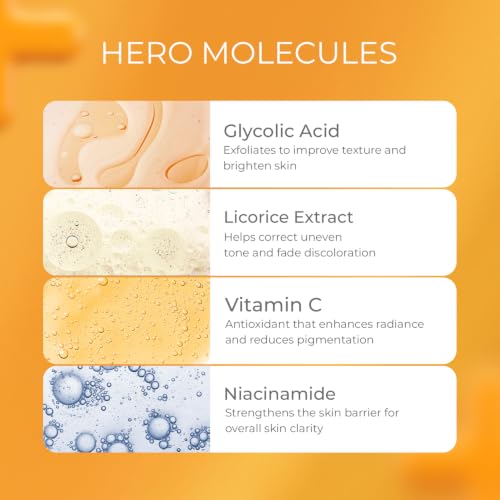 Image of SKINQ Detan + Glow Facial Kit for Dull, Tanned Skin | 7-Step At-Home Facial | With Vitamin C & Glycolic Acid | Instant Glowing Skin | Made by Dermat | Pack of 7