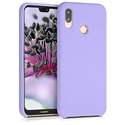 kwmobile Cover per Huawei P20 Lite Custodia - Back Case per Smartphone in Silicone TPU - Protezione Gommata - lavanda
