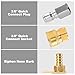 RIDGE WASHER Downstream Injector for Pressure Washer, Adjustable Chemical Power Washer Injector kit, 10 Feet Soap Tubing with High Pressures Soap Injectors, 3/8’’ Quick Connect, 2-3 GPM