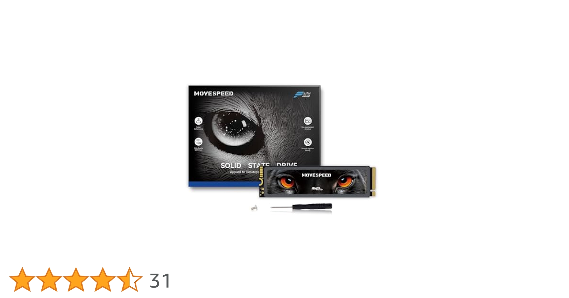 MOVE SPEED M.2 SSD 4TB R:7450MB/s TLC②2個 Boost Your Speed: MOVESPEED 7450MB/s NVMe M.2 PCIe 4 SSD for
