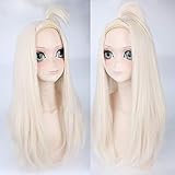 Anime Fairy Tail Cosplay Wig Lucy Heartfilia Wendy Marvell Cosplay Costume Wigs Long Straight Blue Heat Resistant Synthetic Wig + Cap Coser Wig (Color : Mirajane)