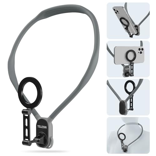 TELESIN° MAX Ampliada Soporte Magnético de Cuello para Teléfonos,...