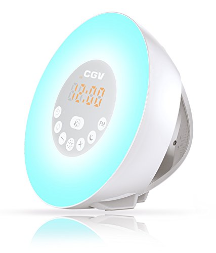 CGV CR Aruna Radio Réveil Blanc Cover