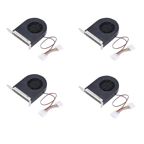 Ventilateurs de refroidissement PCI blower lot de 4 turbines DC pour PC de bureau