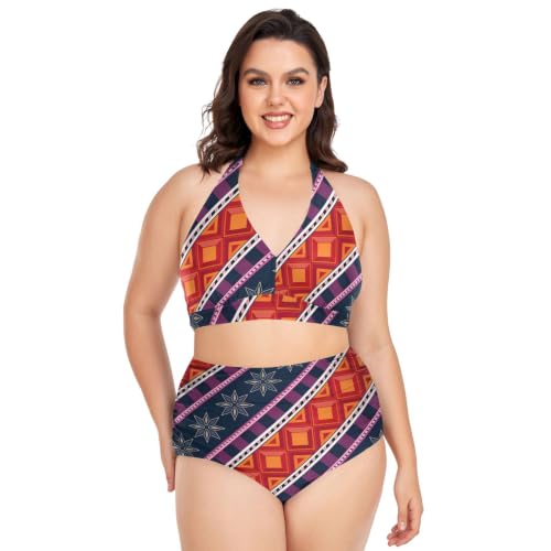Bikini grande taille réglable haut de bikini gainant dos nu pour en finir avec le manque de maintien
