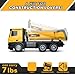Top Race Remote Control Dump Truck Toy - 1:14 Scale Heavy-Duty Construction Vehicle with 7 lb Load Capacity, Strong Engines and Rubber Tires - RC Dump Truck for Kids - Realistic Construction Fun