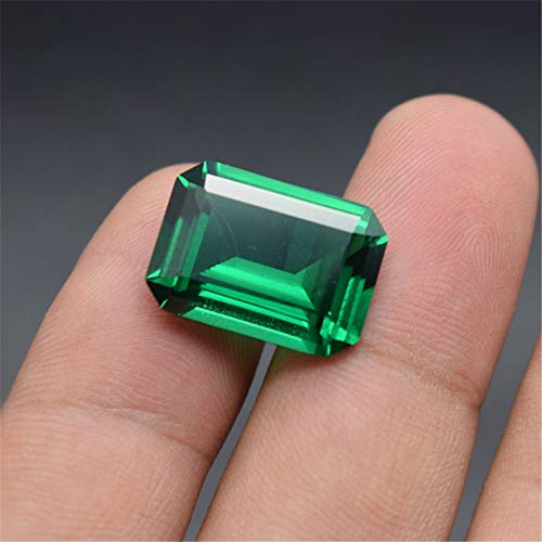 Emerald Rectangle Faceted Gemstone Emerald Cut Emerald Gem Multiple Sizes to Choose C15E