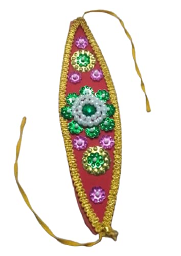 Madurai Famous Hand Made Grooms Wrist Band (Arm Belt) Cloth (Tamil-Kaipatti, மாப்பிள்ளை கை பட்டி)