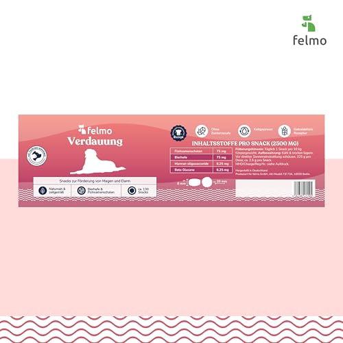 felmo Verdauungs-Snacks für Hunde (325g)