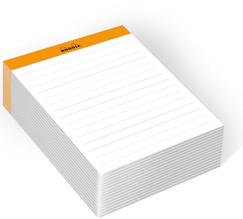 RHODIA 194048C - Bloc de notas N°13 Naranja - A6 11,5 x 16 cm - Dot (Dotted) - 240 Hojas 80g/m - Práctico y Compacto - Colección Rhodiatime