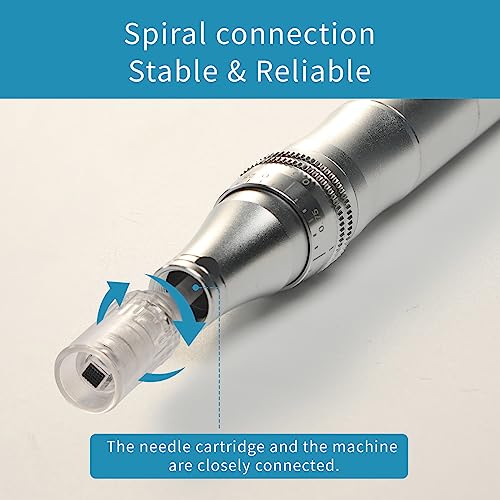CARER SPARK Mikronadel 10 x 3D-Nano-Nadel Länge verstellbar 0,25 mm – 2 mm Mikronadel-Gerät Ersatz-Spritzenkopf Gewindeanschluss