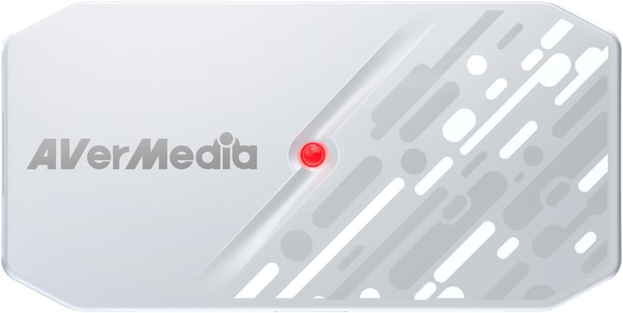 AVerMedia CamStream 4K60 HDMI 4K Capture Card für DSLR, Camcorder & Action-Cam – HDR10 & RGB24 Unkomprimiertes Video, Geringe Latenz für Live-Streaming, OBS, Twitch, Windows/Mac BU113G2 Weiß