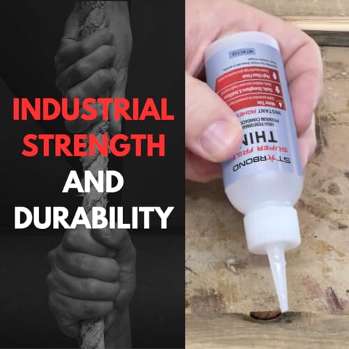 Image of Starbond Super Fast Thin CA Glue Complete Refill Kit (16 oz) - Cyanoacrylate Super Glue with Extra Bottles, Caps, Microtips & Yorker Spout for Cracks, Joints, Woodworking, Woodturning & Model Building