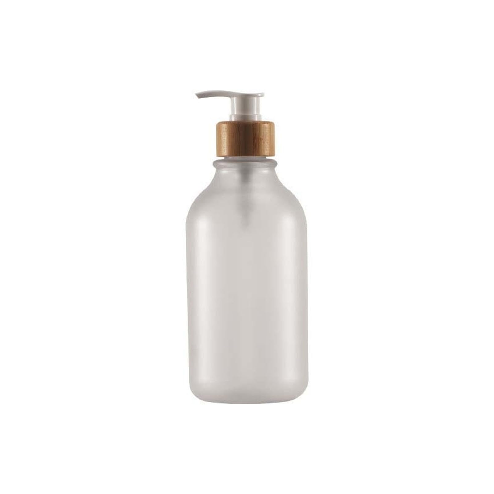 Pump Bottle Dispenser 1PCS 300/500ML Bamboo Pump Dispenser Bathroom Shampoo Dish Soap Bottle Lotion Refillable