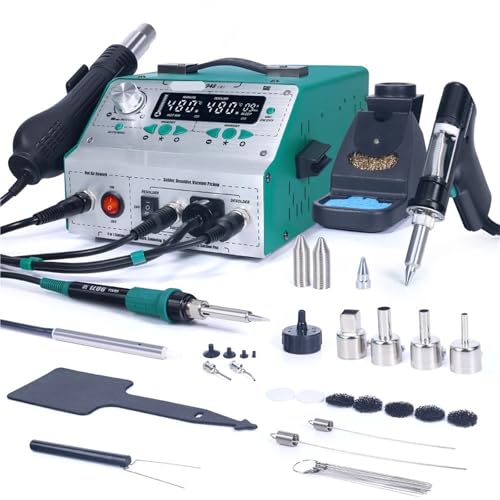 948-II 4 in 1 Desoldering Air Rework Soldering Iron Suction Tin Pick Up Pen Desoldering Soldering Station(220V)