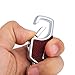 Key Chain 2 Key Rings Stainless Steel Heavy Duty Car Keychain for Men and Women - Wine with Gift Box