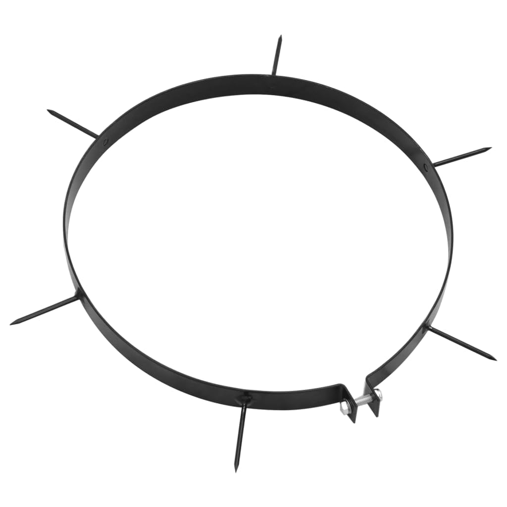 Mangloder - Aireador de césped para rodillo de jardín (5 unidades, con púas, hierro de 30 cm de diámetro, para aireación y crecimiento en el jardín, para el mantenimiento del césped y el suelo)