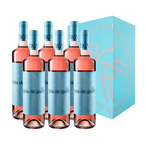 Cola de Gallo Rosado Dulce - Caja de 6 Botellas x 750 ml