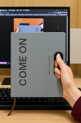 Image of A5 Journal Notebook Diary for Men Women | Office Journal Diary Notebook with Handle (200 Ruled Pages, 6 x 8.5 Inches, 80 GSM) (Handle Diary)