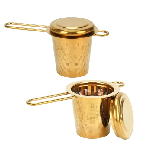 2pcs Tea Infuser, Stainless Steel Tea Strainer...