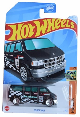 Hot Wheels Dodge Van HW Vans 5/5 Black 248/250 miniatura 1