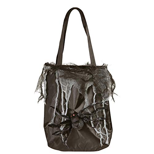 WIDMANN 01427 - handbag with spider and frayed mesh
