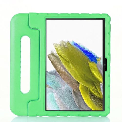 Samsung Galaxy Tab A11 Plus 11.0 SM-X230 SM-X236 �p�̃W�F�l���b�N�݊��i (�J���[:�O���[��) �ϏՌ��n���h���X�^���h�n�[�h�o�b�N�n�[�h�V���R���o�b�N�P�[�X