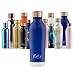 Root7 OneBottle™ Bouteille d'eau thermique en cuivre à double paroi en acier inoxydable sans BPA, sans fuite, pour boissons chaudes et froides 500 ml, Blueberry Split