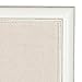 DesignOvation Macon Decorative Wall Mounted Framed PInboard with Soft White Linen Padded Fabric, 23x29