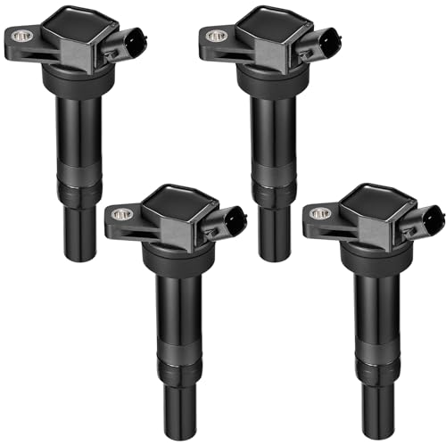 Image of BDFHYK Ignition Coil UF651 Compatible with Compatible with Kia Soul 2012 2013 2014 2015 Hyundai Elantra Coupe GT 2016-2018 Hyundai Tucson Kia Forte Kia Coil Pack Coil for Hyundai 1.8L 2.0L Set of 4