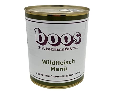 6 Stück (Dosen) Boos Wildfleisch Menü 800 g