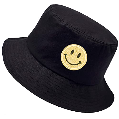 Bucket Hat,Unisex 100% Cotton Summer Travel Beach Sun Cap #TOP1
