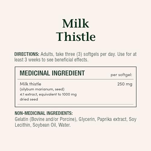 Nature's Bounty Milk Thistle Value Size, 200 Softgels - image 3