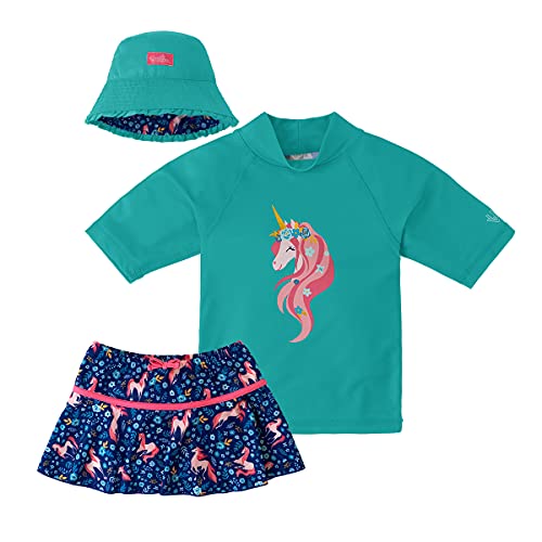 UV SKINZ UPF 50+ Girls' 3-Piece Swim Set2
