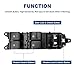 FEXON Front Driver Side Master Power Door Window Switch Compatible with 2010 2011 2012 2013 2014 2015 Toyota Prius 1.8L L4#84040-33100 84040-06020