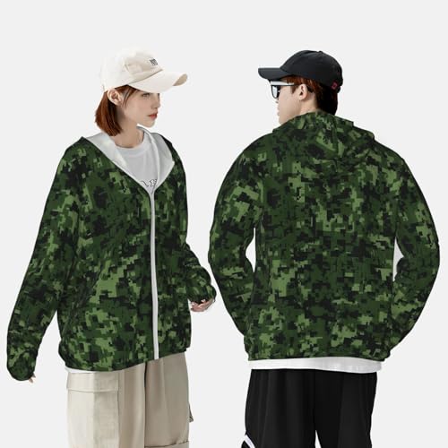 Sudadera con capucha protección solar camuflaje digital miniatura 5
