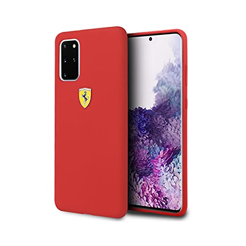 Ferrari FESSIHCS62RE Coque de Protection Rigide en Silicone pour S20 G980 Rouge