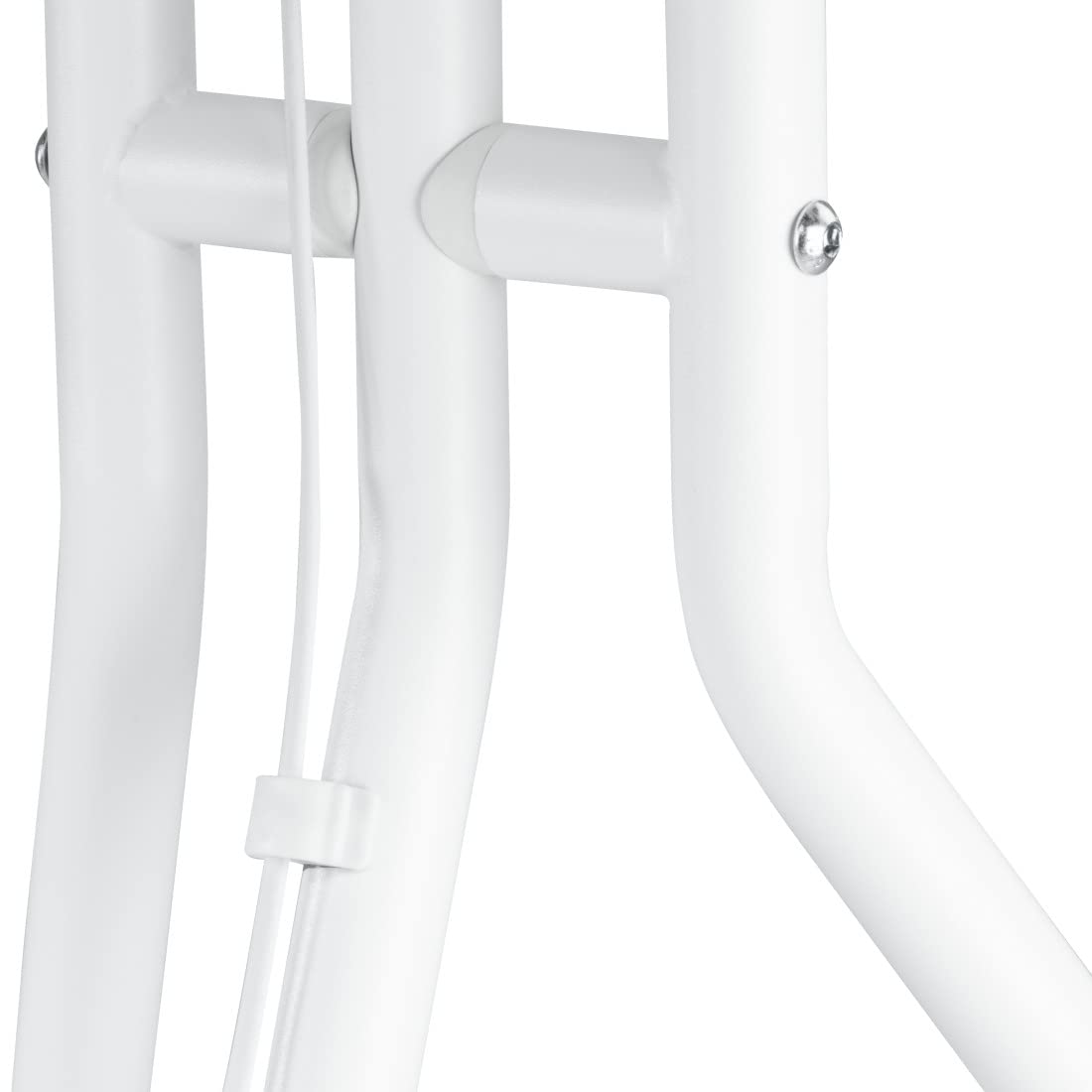 Hama TV Ständer im Staffelei Design (Stabiler Fernsehständer für 37-75 Zoll, höhenverstellbarer TV Stand als Tripod, kompaktes TV Stativ, VESA kompatibler Bodenständer) weiß