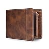 Swallowmall Leather Wallet for Men, Bifold Wallets Men Genuine Leather RFID Blocking Men's Wallet with 1 ID Windows 15 Card Slots