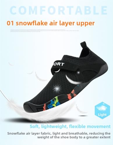 Sim Racing Shoes for Men Game Cockpits Euro Truck GT Karting- Home Gaming Enhanced Grip Sock Slippers Slip On Barefoot Driving Shoes with Hook & Loop Comfort Wear Grippy No-Slip Sole for Petal Control3