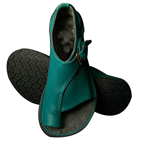 Sandalias correctoras de huesos del dedo gordo del pie, cómodas sandalias correctoras de dedos de los pies para mujeres, para aliviar el dolor Síntomas de juanetes Hallux Valgus ( Color : Blue , Size