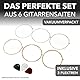 TOREROMUSIC® - Gitarrensaiten Akustikgitarre (011-052). Premium Stahlsaiten im 6-Saiten-Set für Western-Gitarre und Akustikgitarre inklusive 3 Plektren.