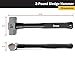 Titan 63000 3lb Sledge Hammer, Forged Steel Head, Overstrike Protection, Sledgehammer with 16