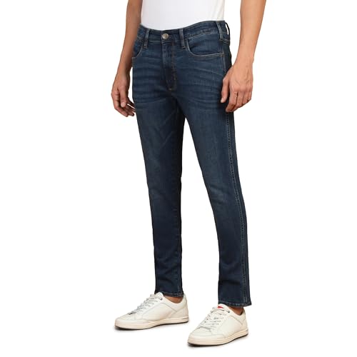 Image of Wrangler Men Blue Relaxed Fit High Rise Jeans