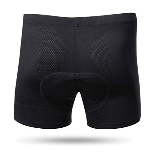 Serenable Ciclismo Acolchoado Shorts Mulheres Homens Padding Underwear 3D Motorcycle Jersey - Amarel