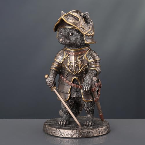 Figura Decorativa Sir Laveur Mapache 13 cm Bronce miniatura 3