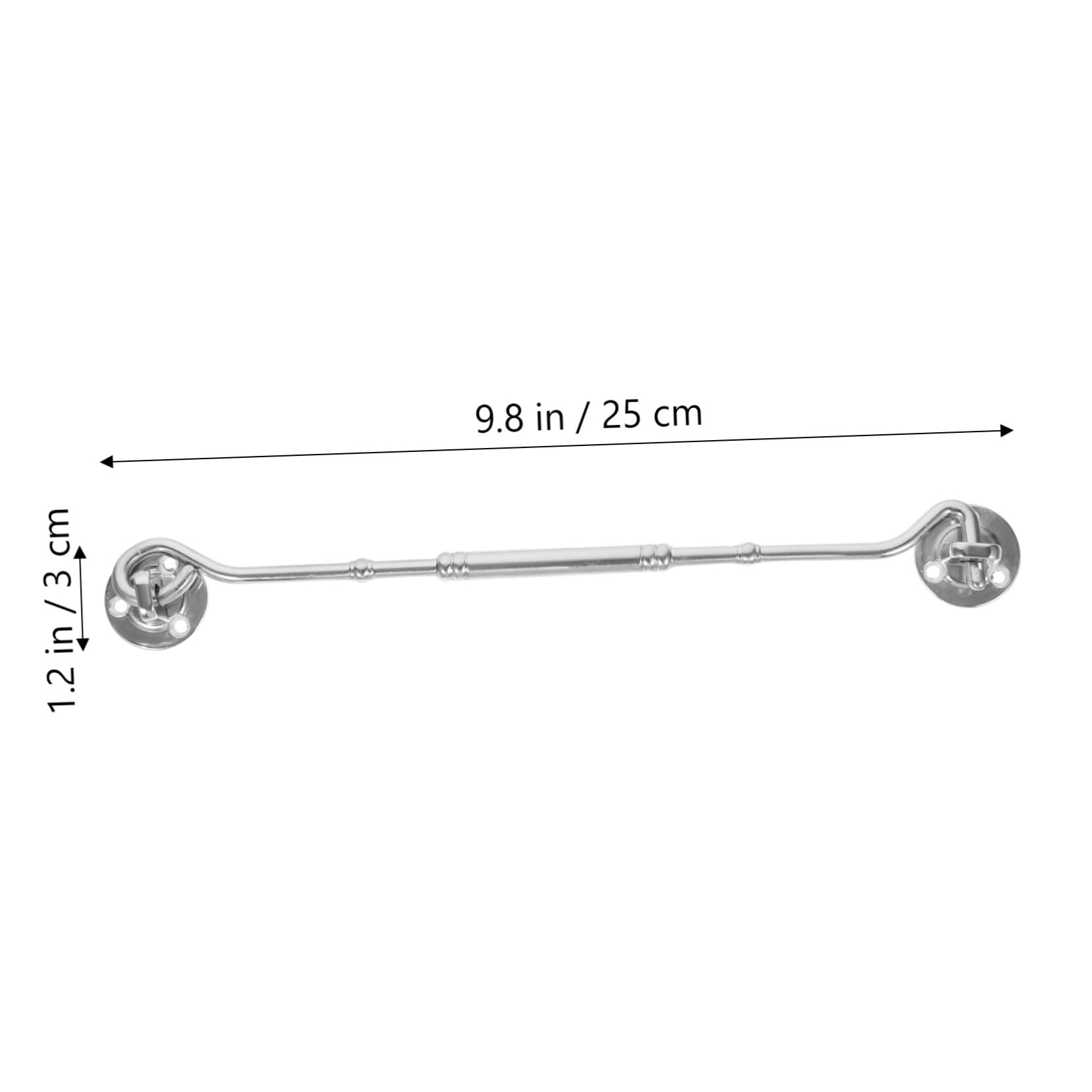 POPETPOP Vintage Zinc Alloy Window Hook 2 Pack Door Latch Lock for Cabin for Interior