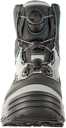 Korkers Women's FB2720 Athletic-Water-Shoes, Grey/Aqua, 8 | Image 1