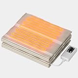 電気毛布 掛け敷き兼用【3分速暖・AI加熱保護機能】140×80cm 省エネ 丸洗い可 3段温度調節 5段階タイマー 過熱保護 電磁波カット 両面使用可能 ダニ退治 頭寒足熱 切り忘れ防止 電気ひざ掛け 電気ブランケット 膝掛け 肩かけ 毛玉なし 暖房器具 ギフト 収納便利 一人用